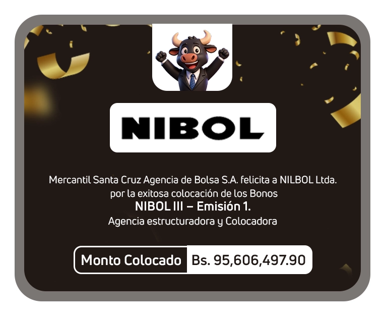 Nibol Ltda. concreta la colocación de los Bonos NIBOL III – Emisión 1